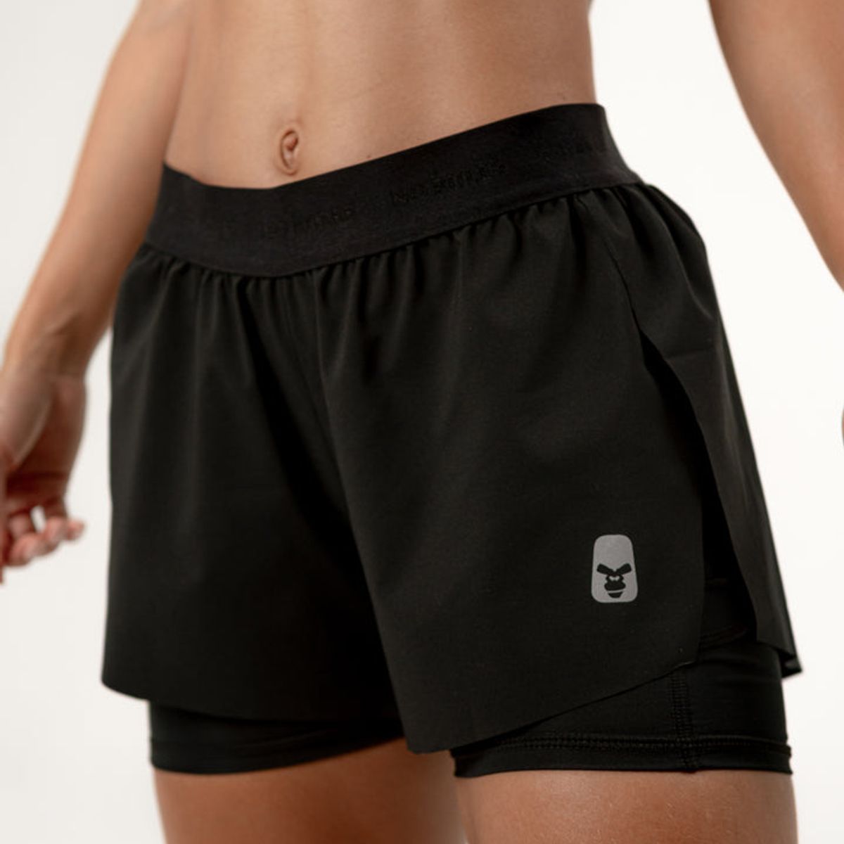 NO RULES - SHORT DEPORTIVO CORE MOTION NEGRO