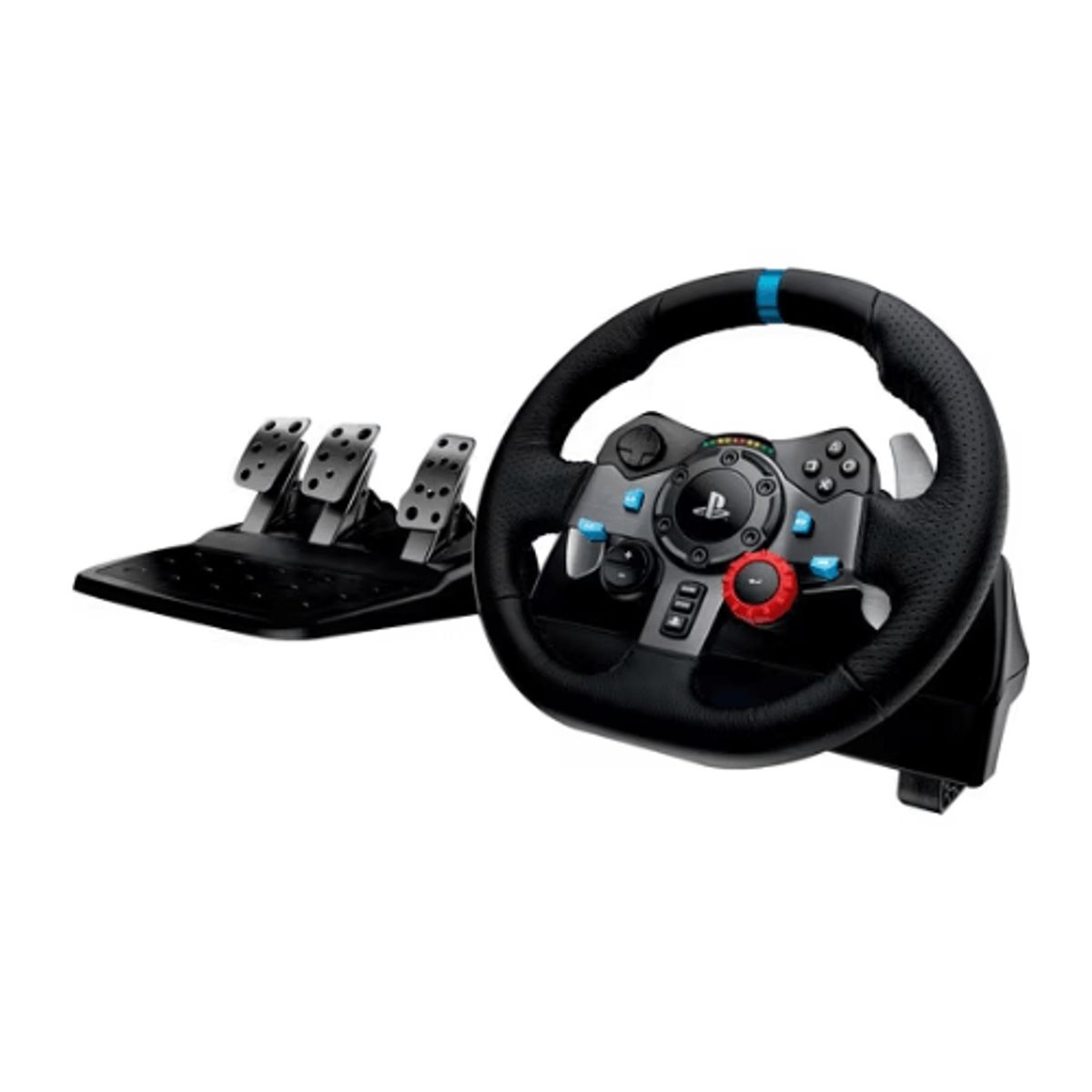 LOGITECH - Volante de Carreras Logitech Driving Force G29 + Pedales  Compatible PS3  PS4  PC  USB  Color Negro