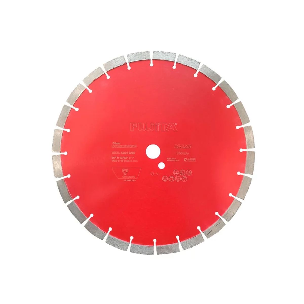 FUJITA JAPAN - Set x 3 Discos Diamantados de 18 Pulgadas para Corte de Concreto y Asfalto