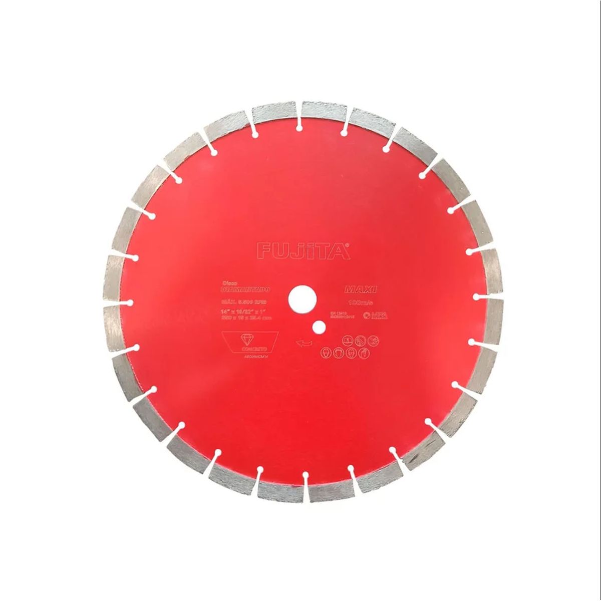 FUJITA JAPAN - Set x 3 Discos Diamantados de 18 Pulgadas para Corte de Concreto y Asfalto