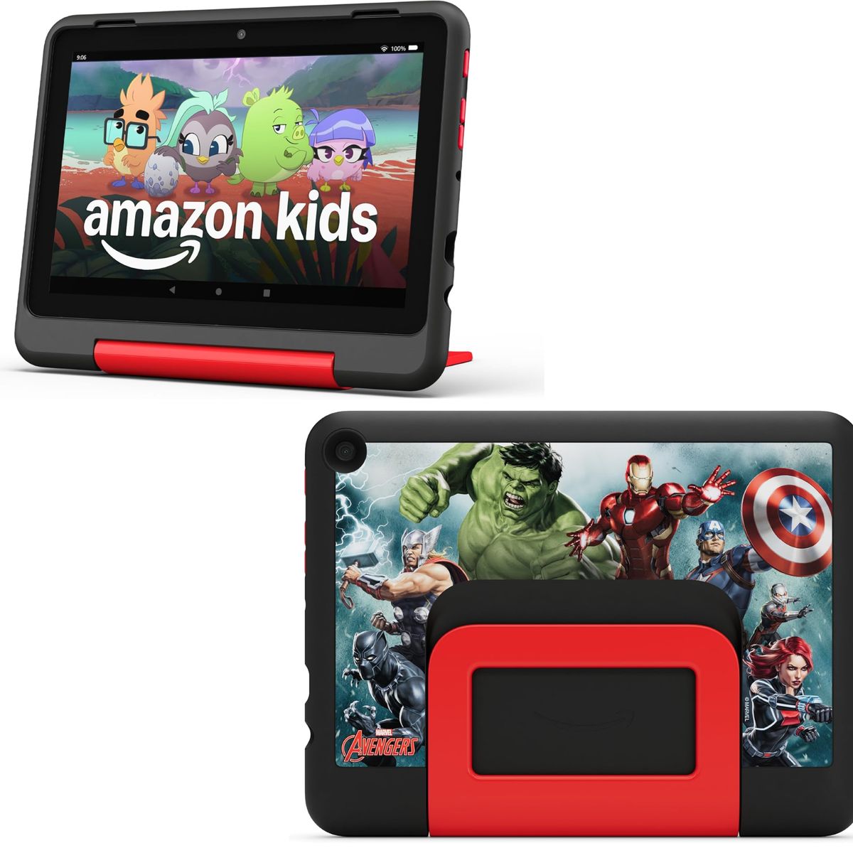 AMAZON - Tablet Amazon Fire HD 8 Kids Funda de Niños 3-7 Años Original 3GB RAM + 32GB Avengers