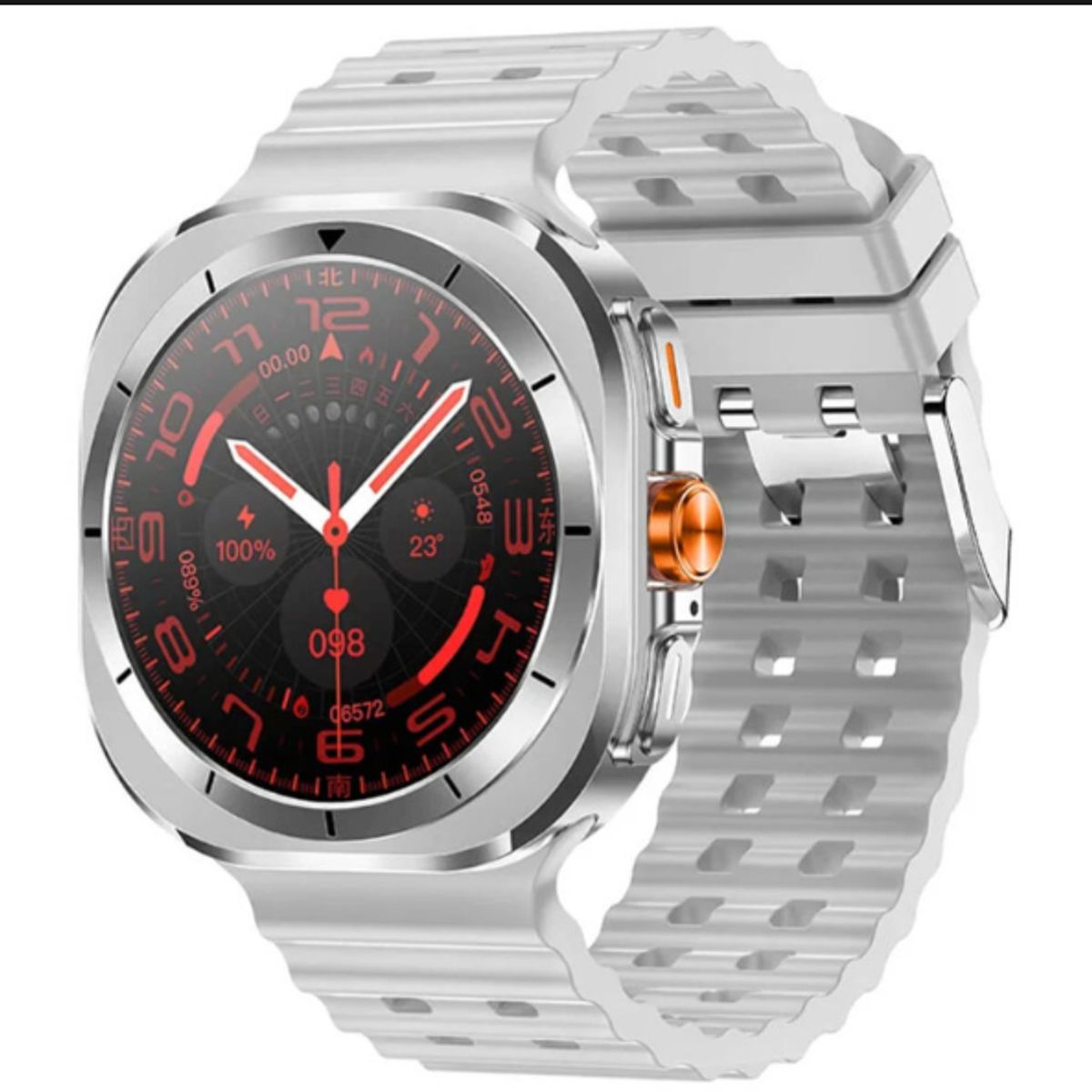 GENERICO - Reloj Inteligente Con Llamadas IA Notificaciones De Redes Sociales Ritmo Cardiaco Un Juego Incorporado