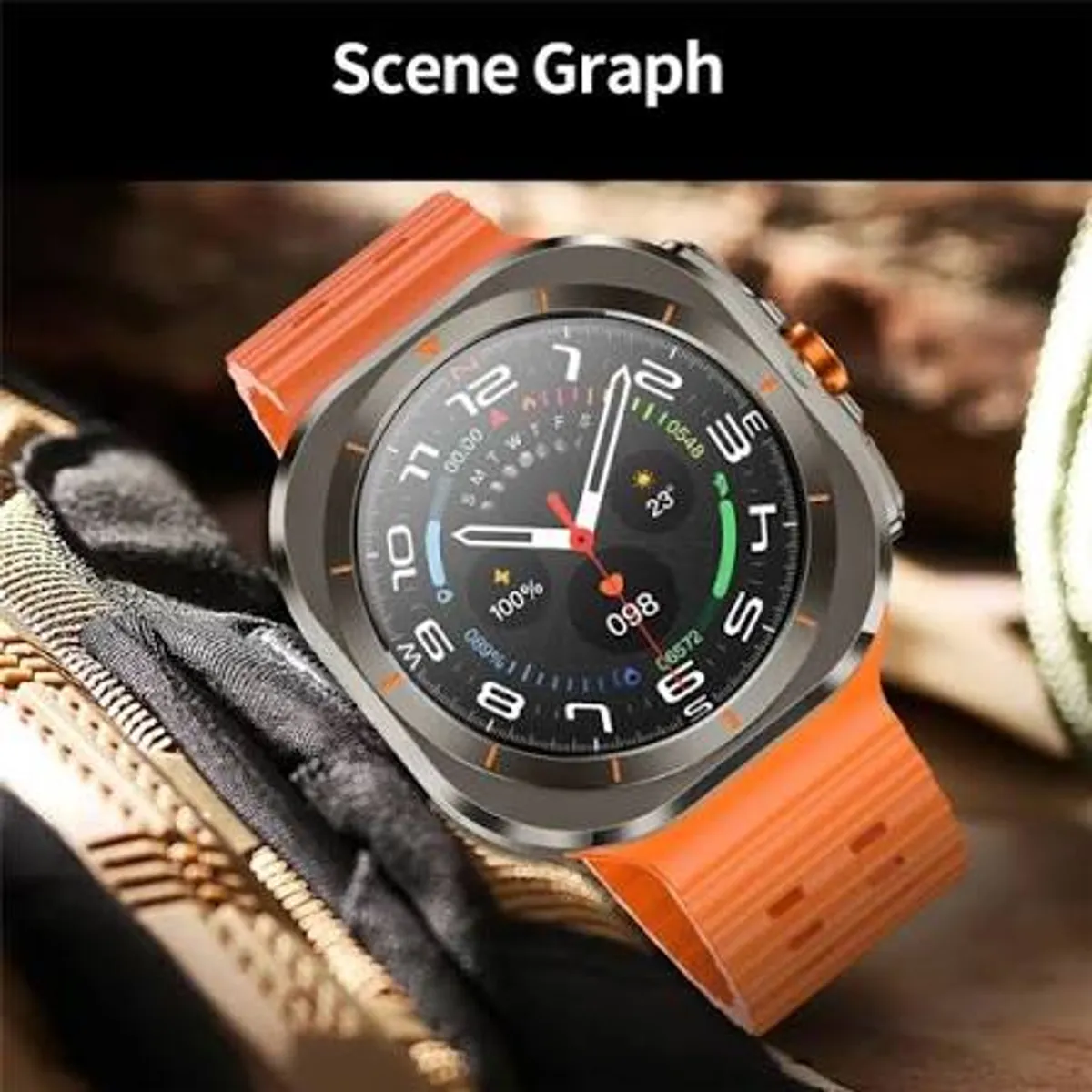 GENERICO - Reloj Inteligente Con Llamadas IA Notificaciones De Redes Sociales Ritmo Cardiaco Un Juego Incorporado