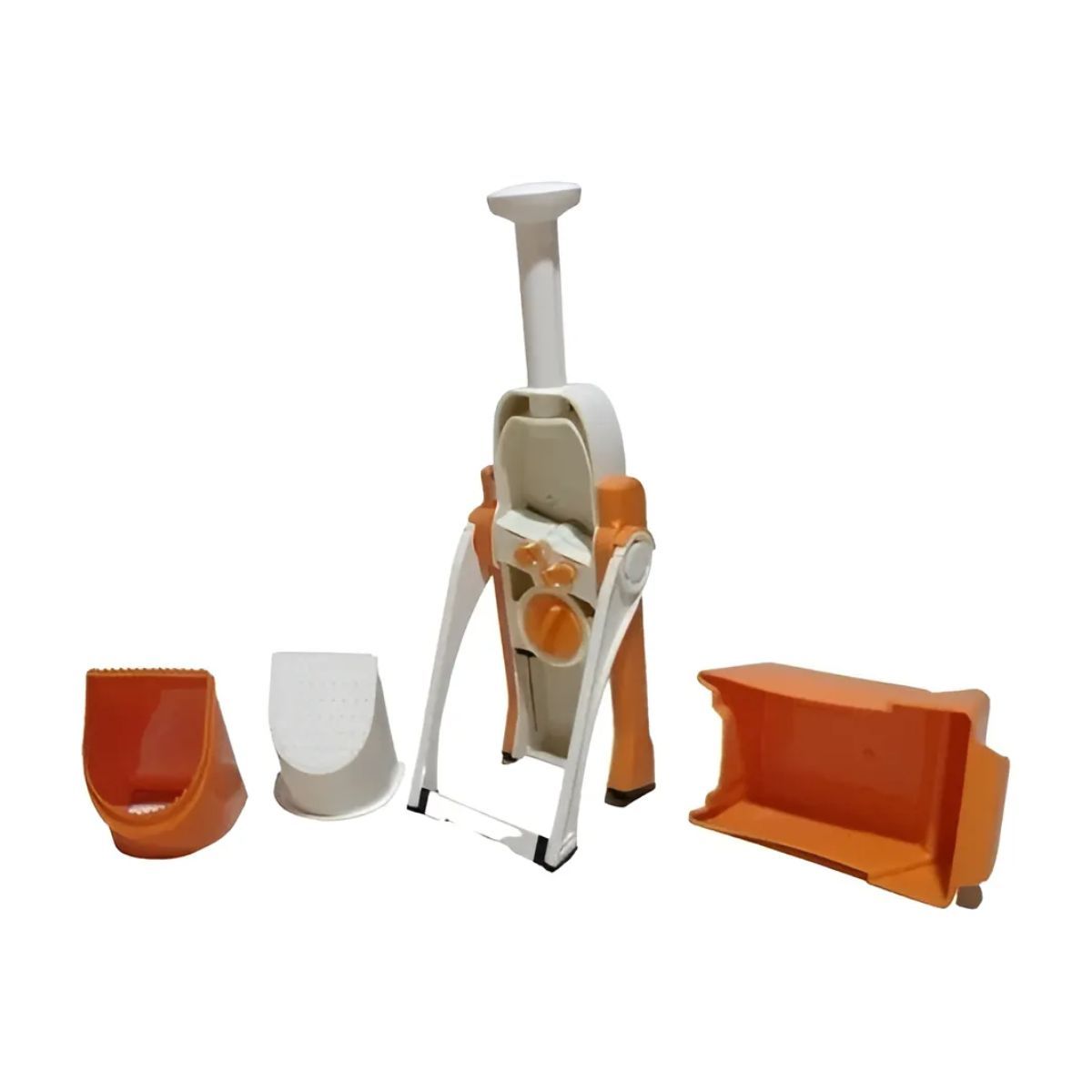 GENERICO - Rallador Picador Alimentos Verduras Hojas Acero Inoxidable