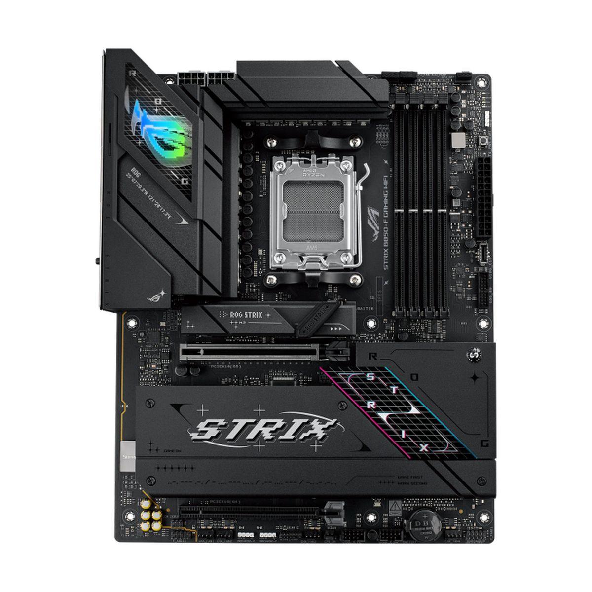 ASUS - Tarjeta Madre Asus ROG B850-F STRIX GAMING WiFi con Flujo Ágil Manejo AM5 Preciso