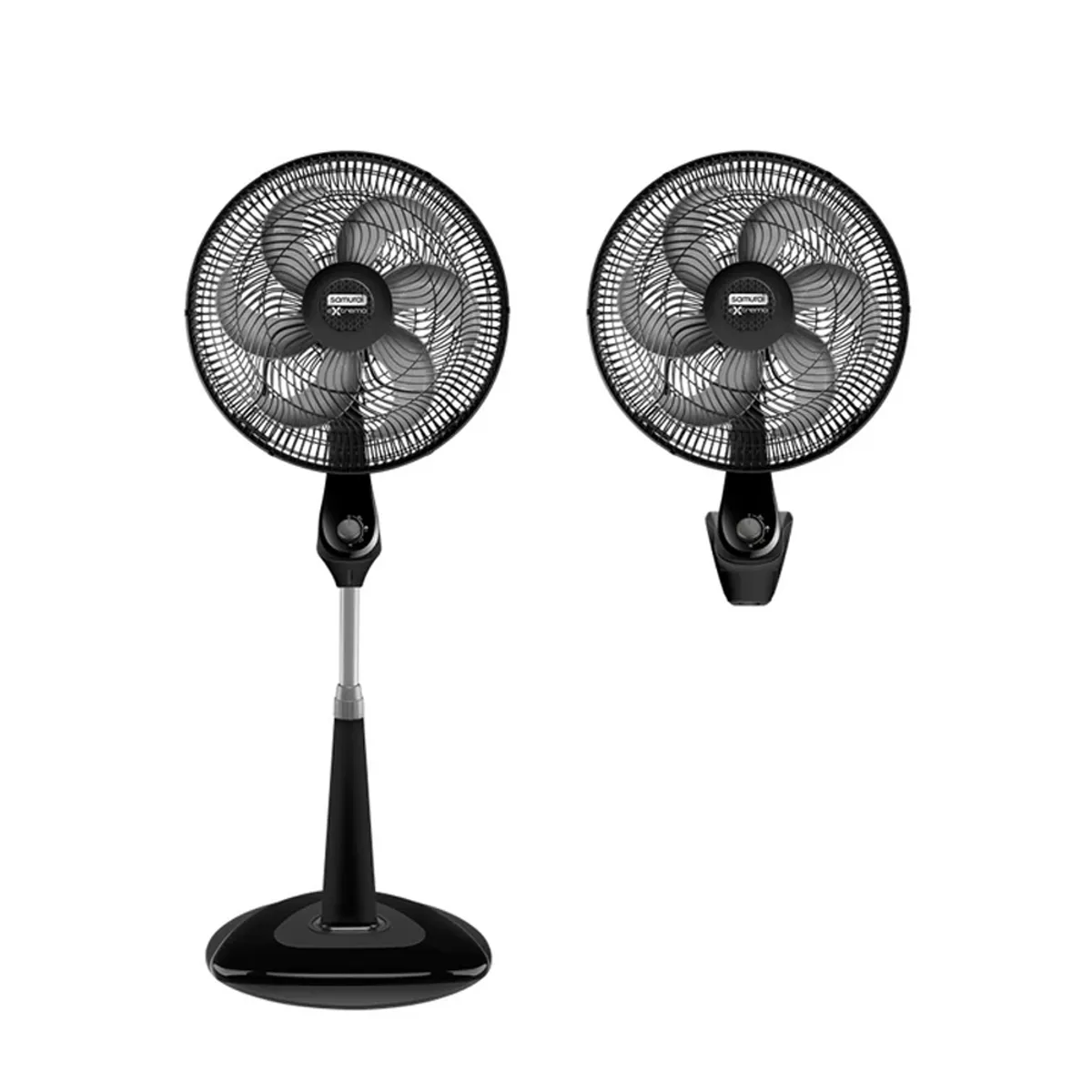 SAMURAI - Ventilador Extremo 2 en1 18" Negro