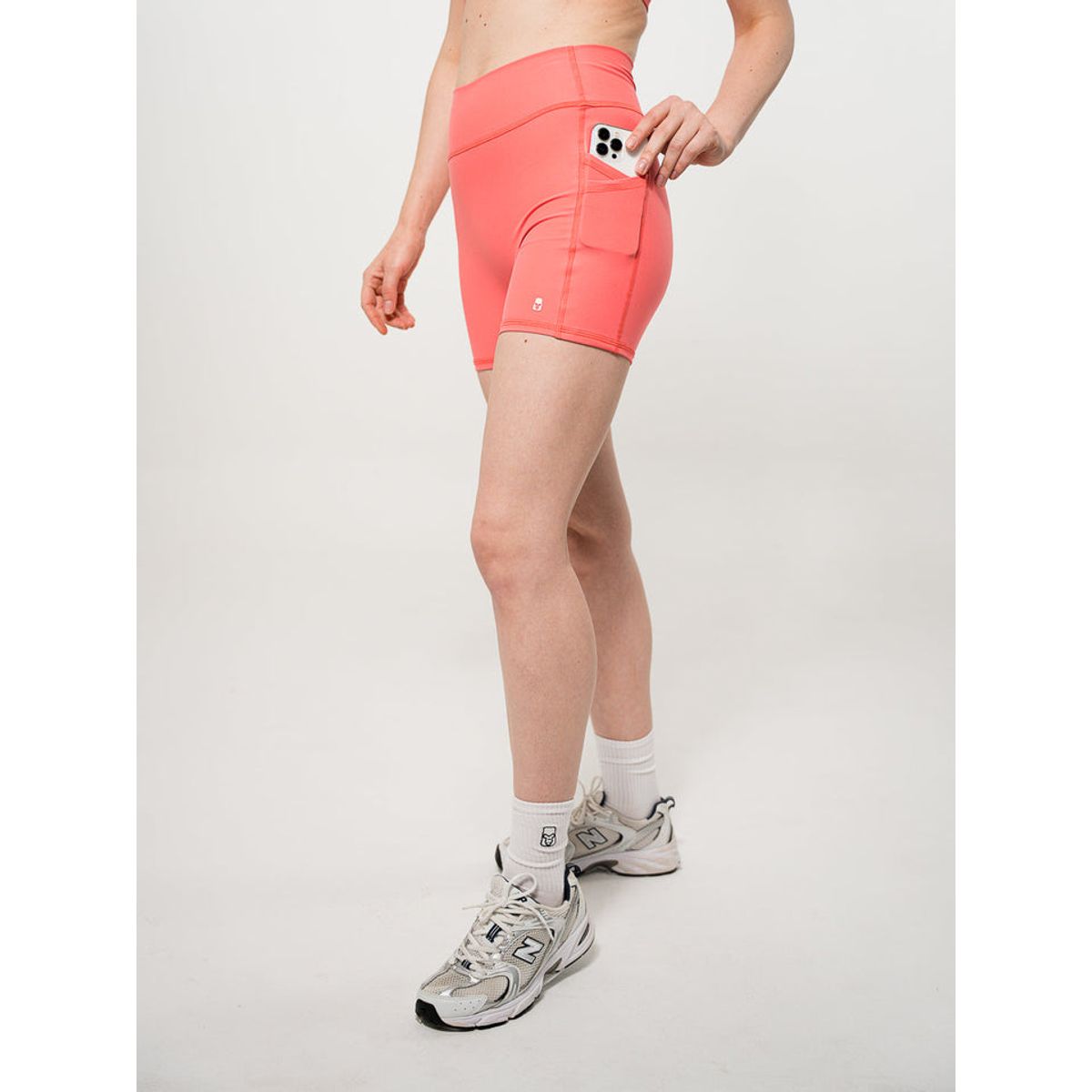 NO RULES - Short Pretina Alta Coral