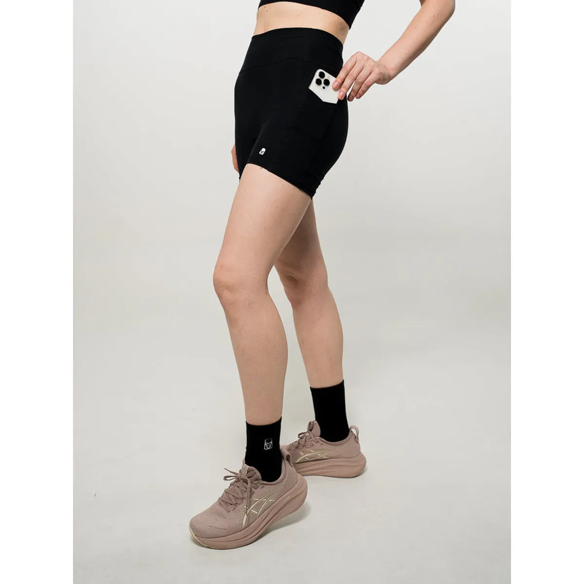 NO RULES - Short Pretina Alta Negro