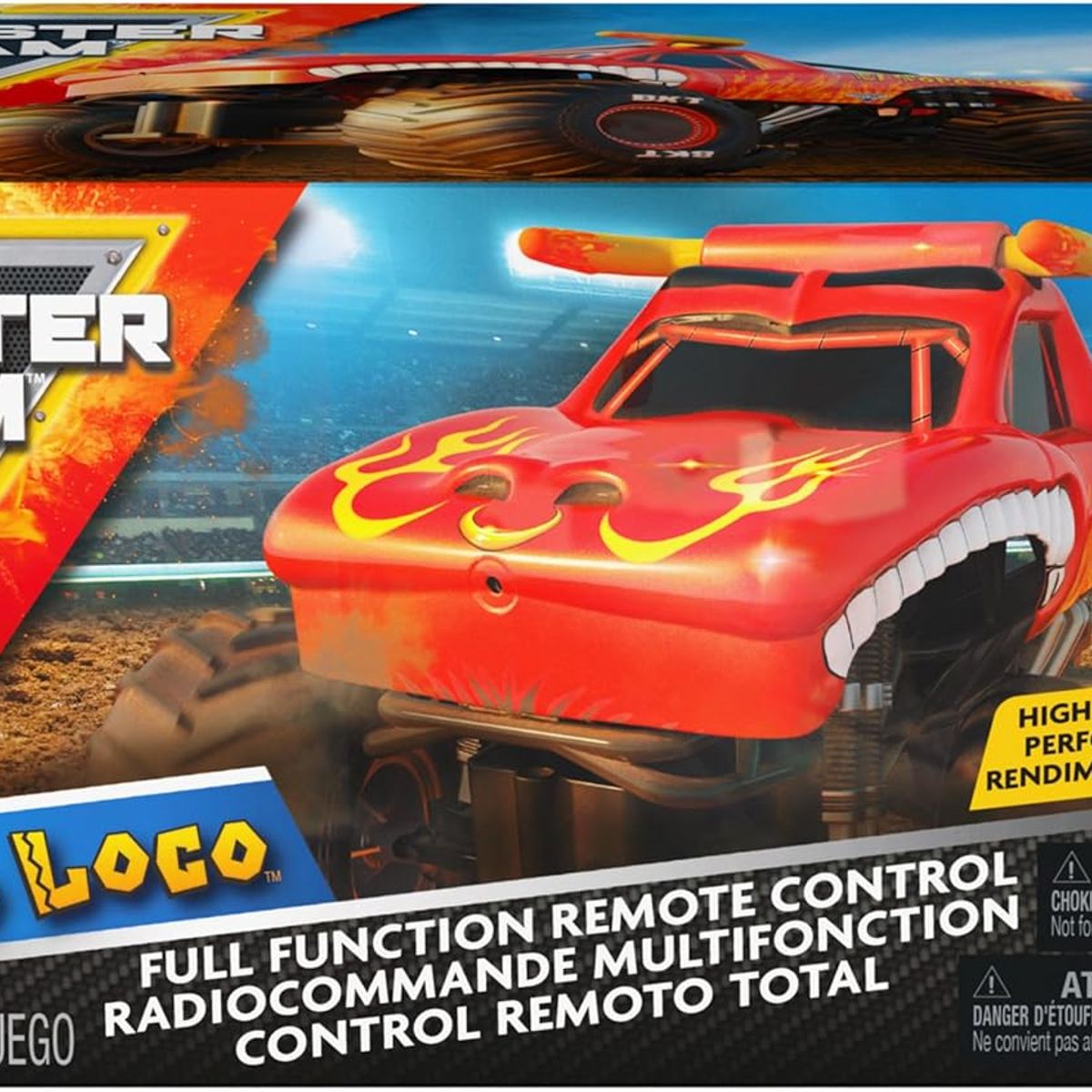 SPIN MASTER - Carro A Control Remoto El Toro Loco Monster Jam Spin Master