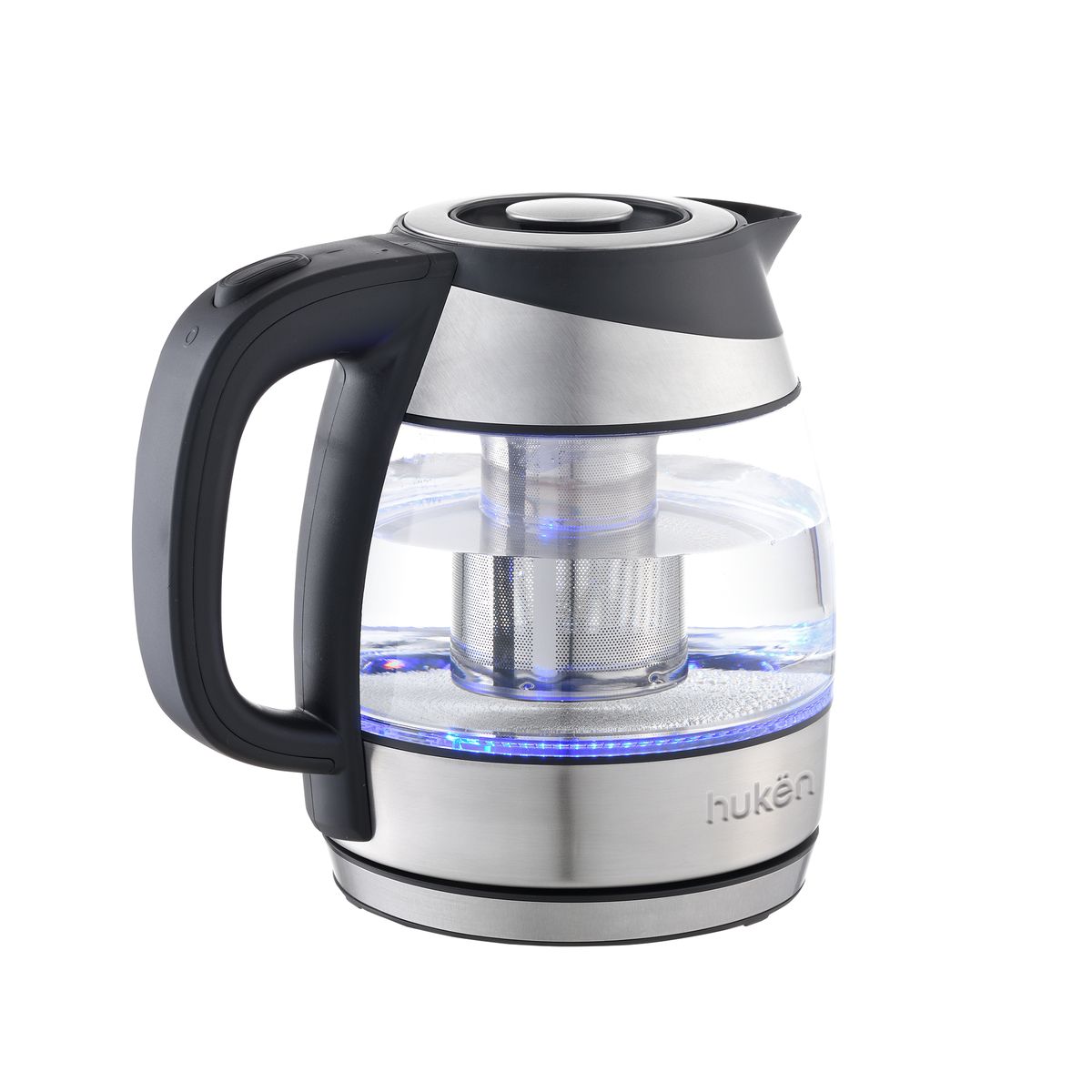HUKEN - Tetera Eléctrica Mini Fuse+ 1.2 L Infusor Removible Hukën
