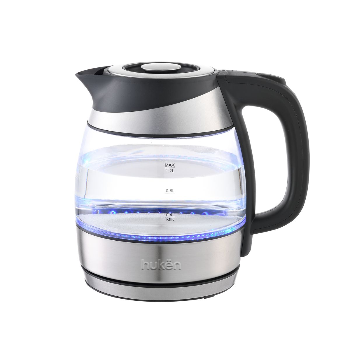 HUKEN - Tetera Eléctrica Mini Fuse+ 1.2 L Infusor Removible Hukën