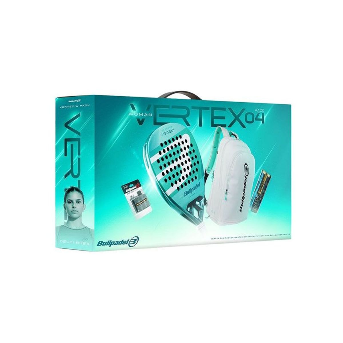 BULLPADEL - PACK PALA BULLPADEL VERTEX 05 WOMAN