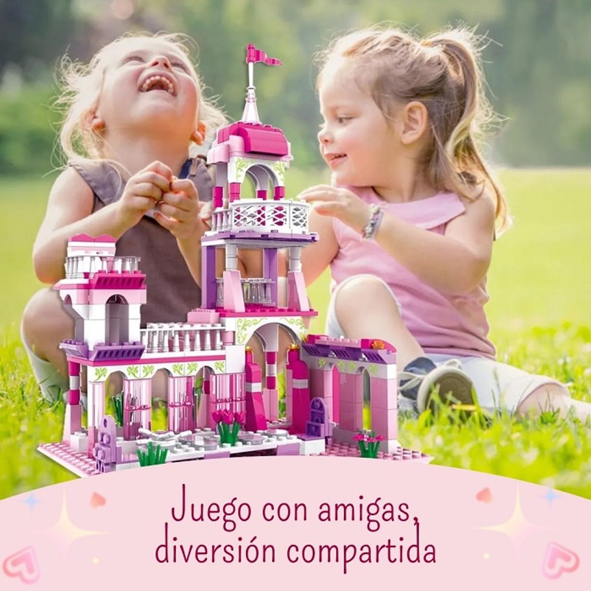 GENERICO - CASTILLO DE PRINCESAS TIPO LEGO ARMATODO