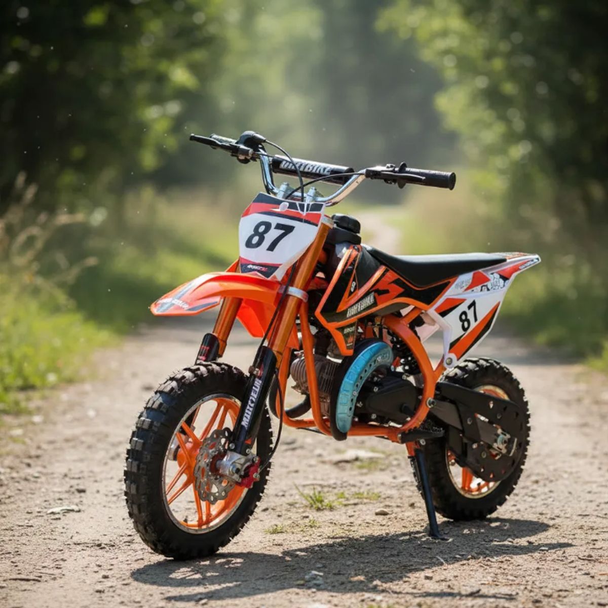 GENERICO - Moto Para Niños 60 Cc Dos Tiempos Color Naranja