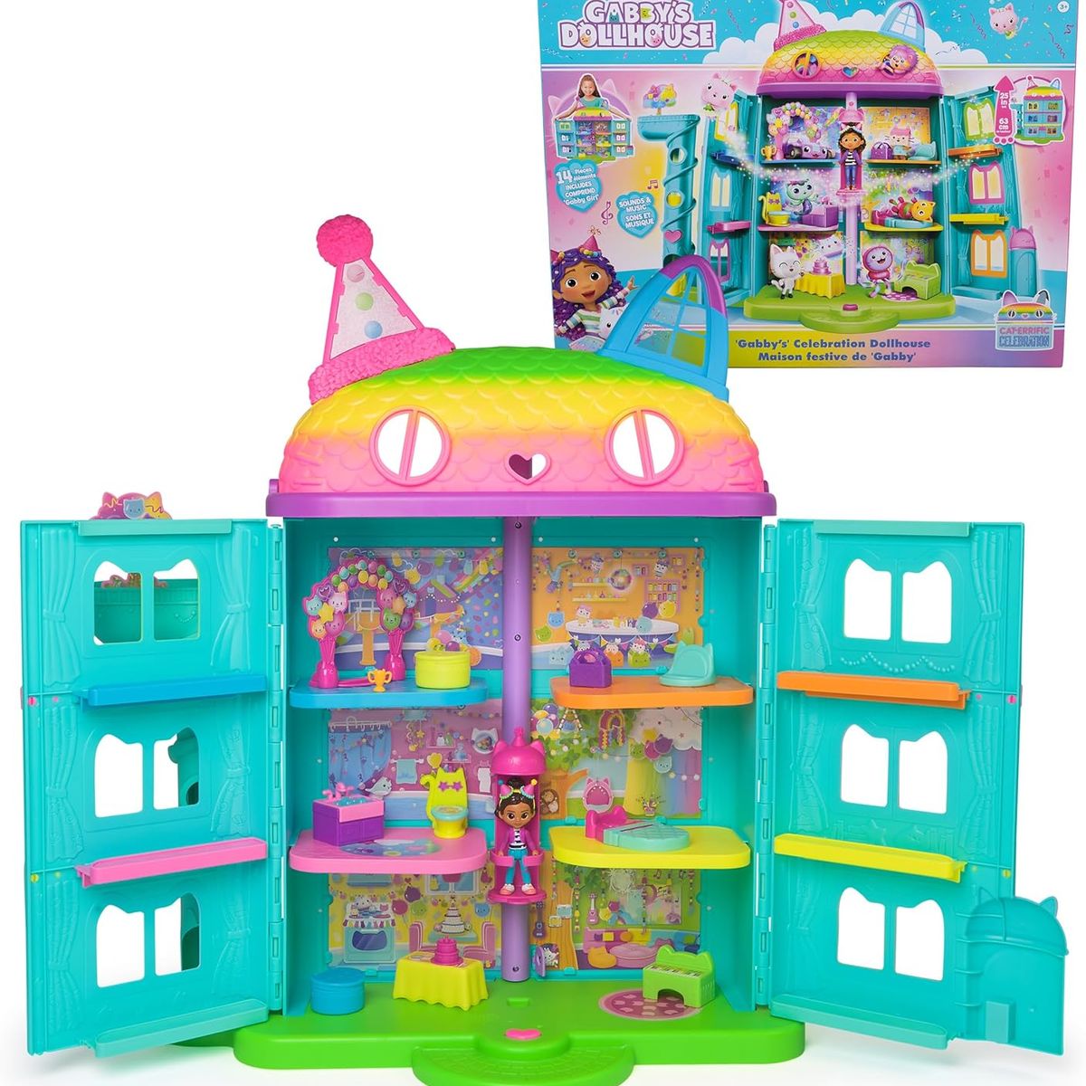 SPIN MASTER - Nueva Casa de Muñecas de Gabbys Dollhouse Celebración