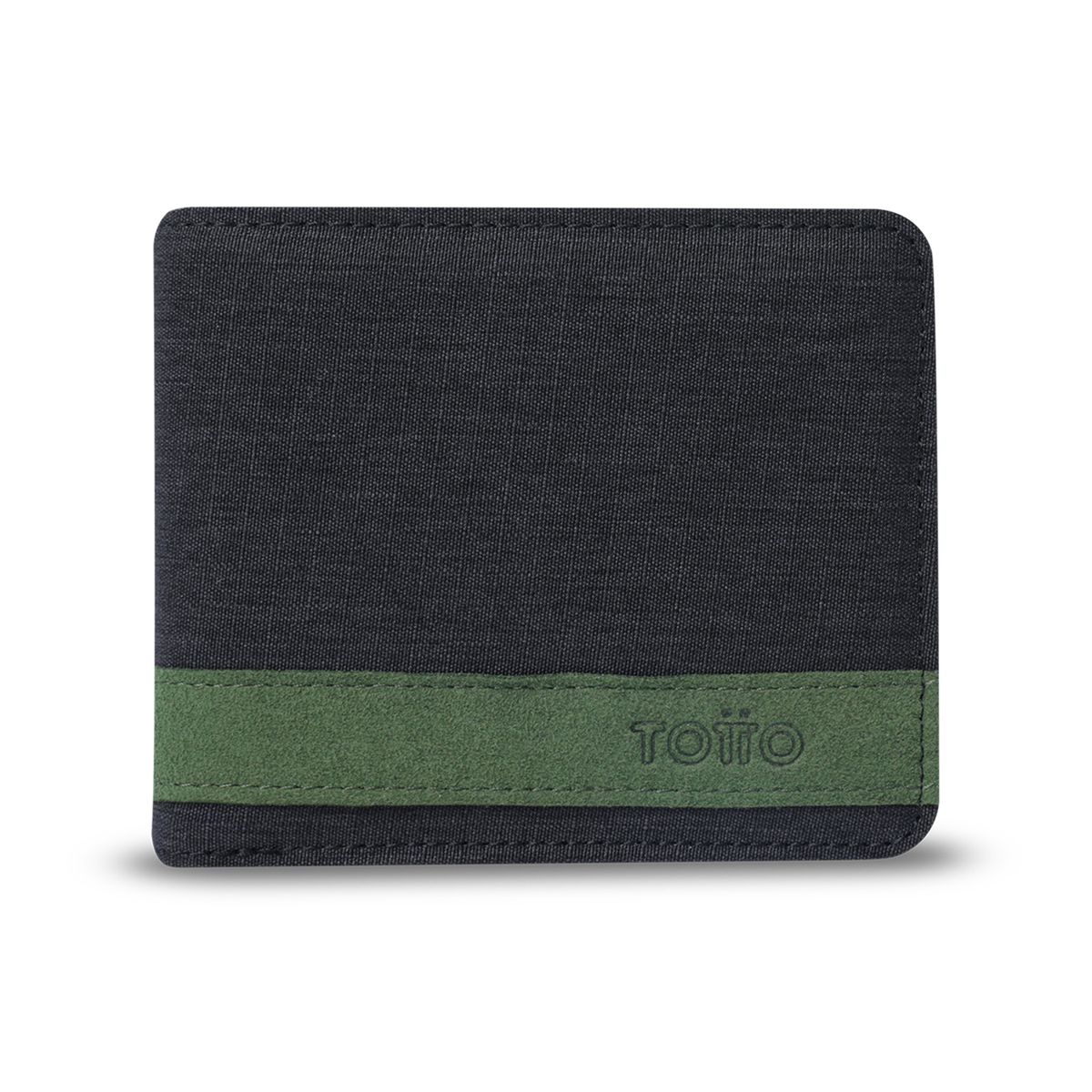 TOTTO - Billetera Lad Protección Rfid Negro Hombre Totto