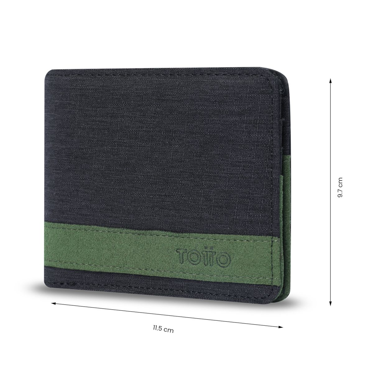 TOTTO - Billetera Lad Protección Rfid Negro Hombre Totto