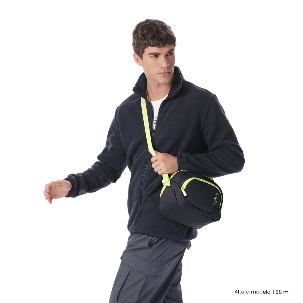 TOTTO - Lonchera Termica Con Portacomidas Cumbal Azul Hombre Totto