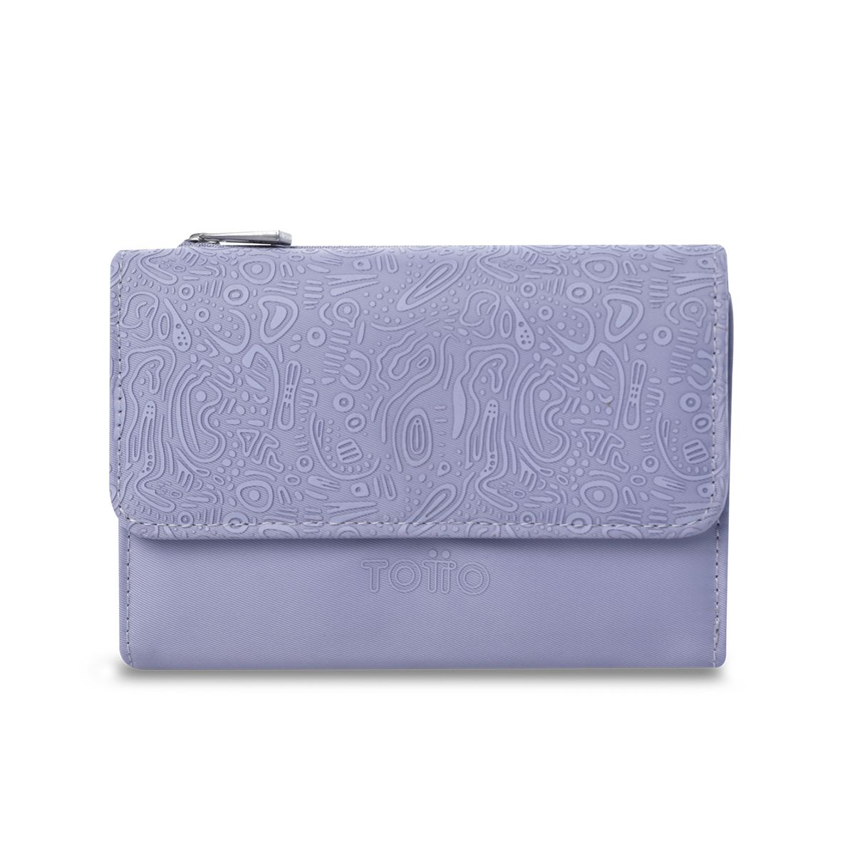 TOTTO - Billetera Montana Con Protección Rfid Morado Para Mujer
