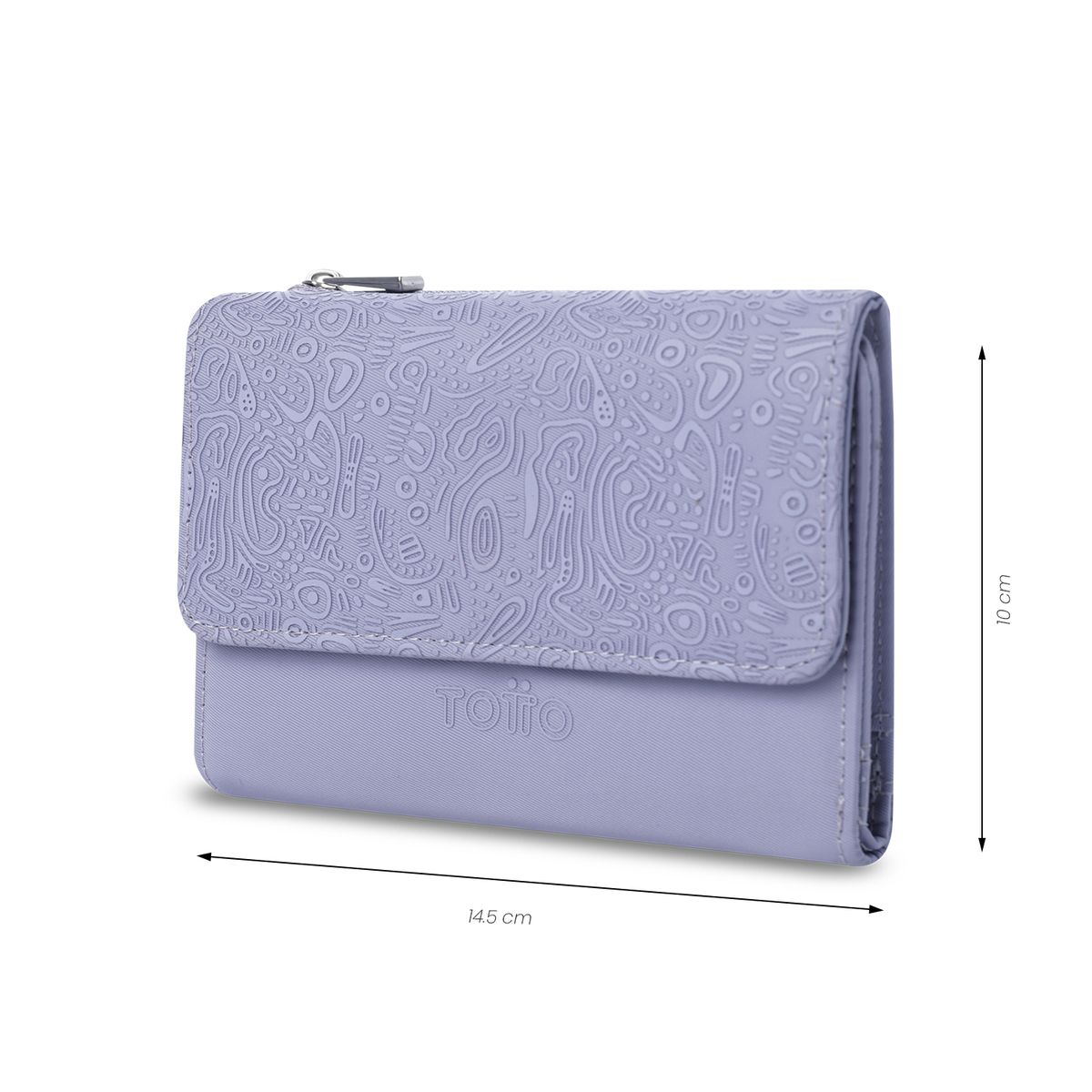 TOTTO - Billetera Montana Con Protección Rfid Morado Para Mujer