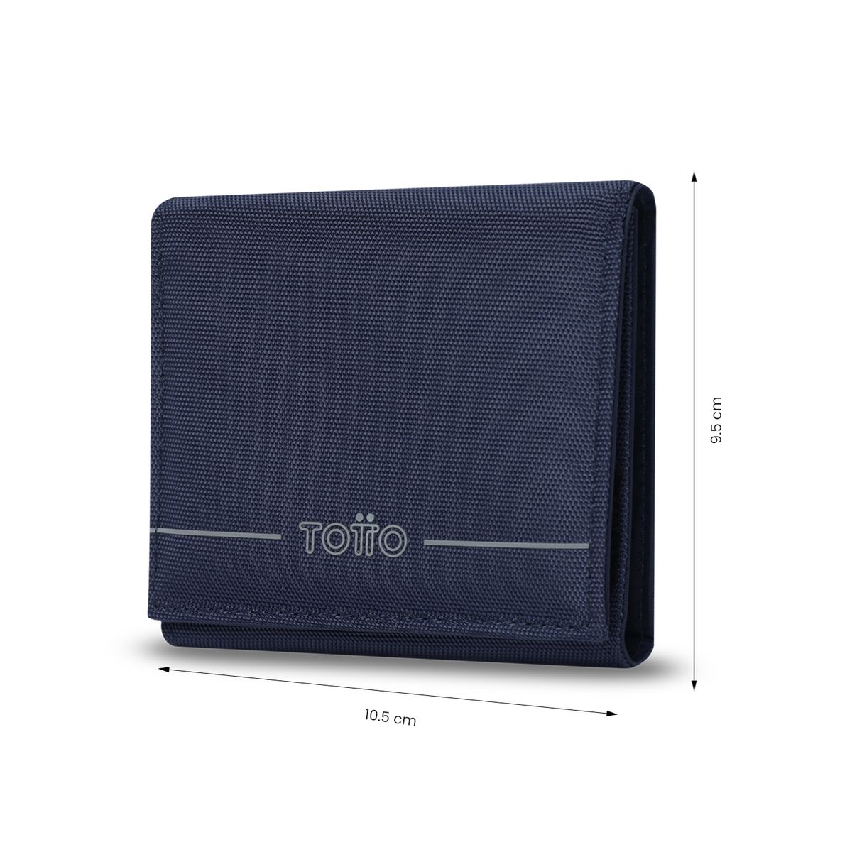TOTTO - Billetera Sayle Protección Rfid Azul Hombre Totto