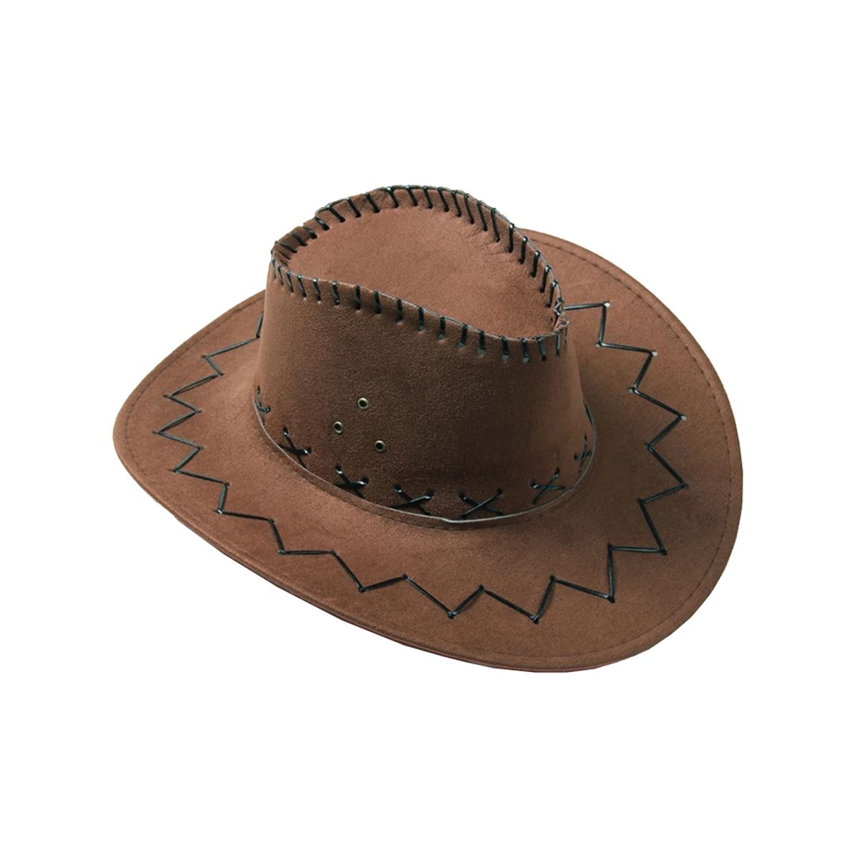 VELBROS - Sombrero Vaquero Texano Llanero Norteño Hombre Mujer Sol - Cafe