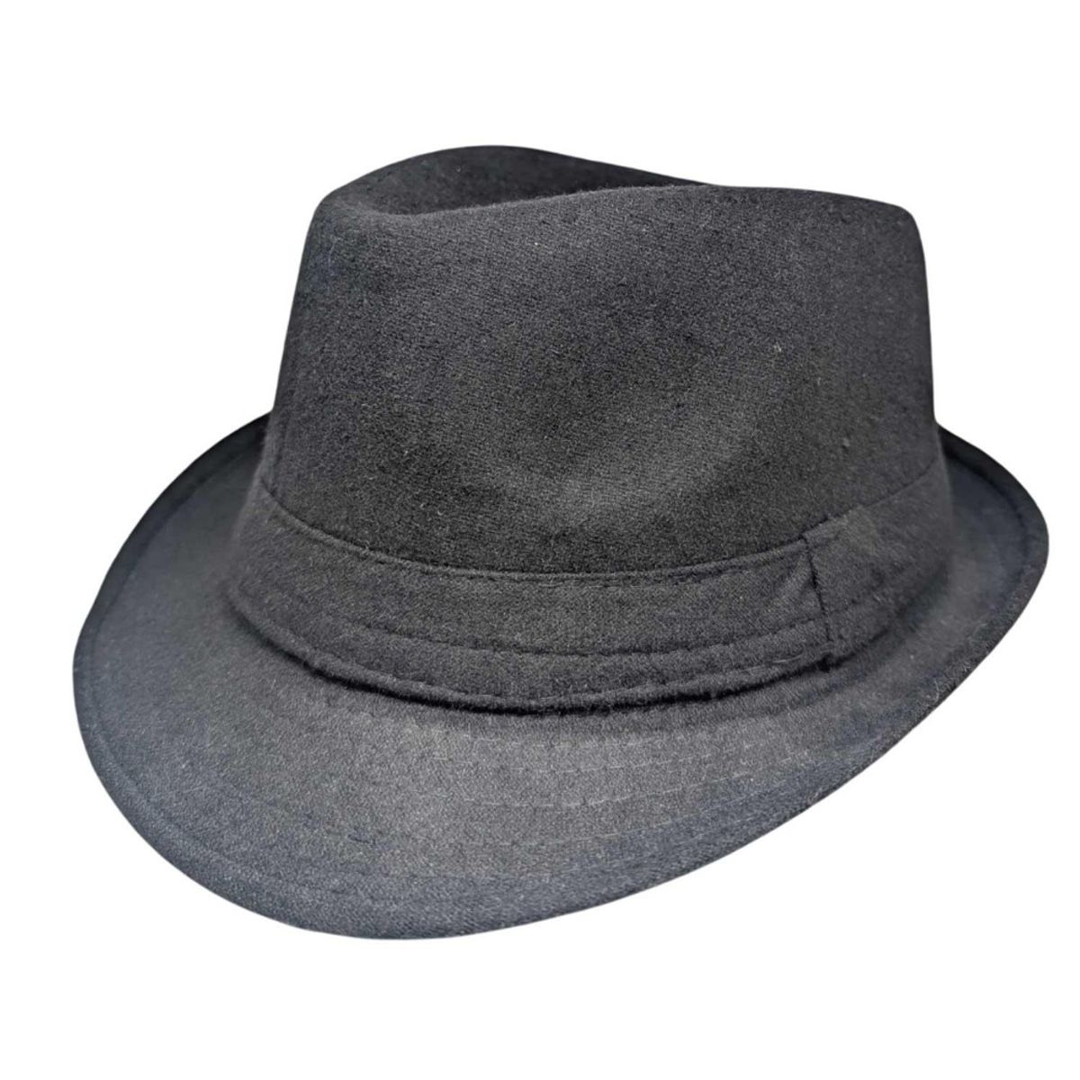 VELBROS - Sombrero Fedora Fieltro Paño Gardel Ala Corta Hombre Mujer