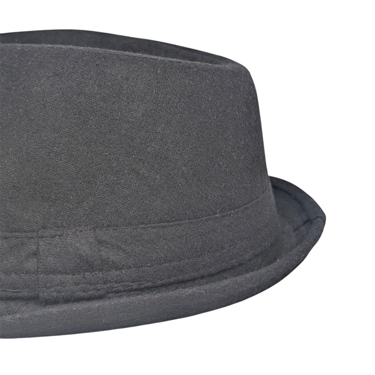 VELBROS - Sombrero Fedora Fieltro Paño Gardel Ala Corta Hombre Mujer