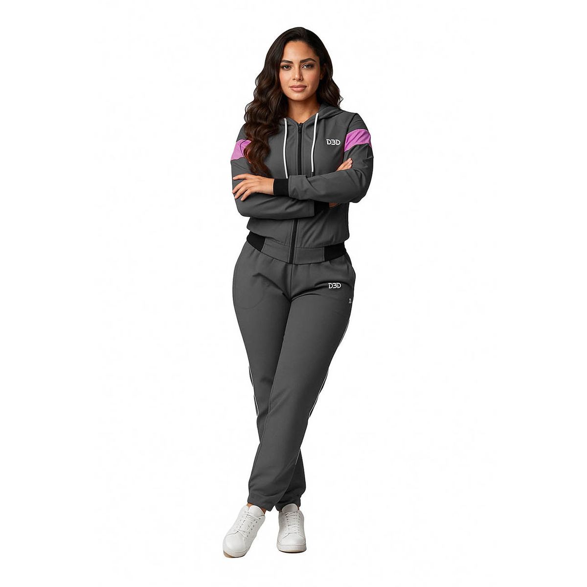 MODA EN CIRCUITO - Conjunto Deportivo o Sudadera para Mujer en Impermeable