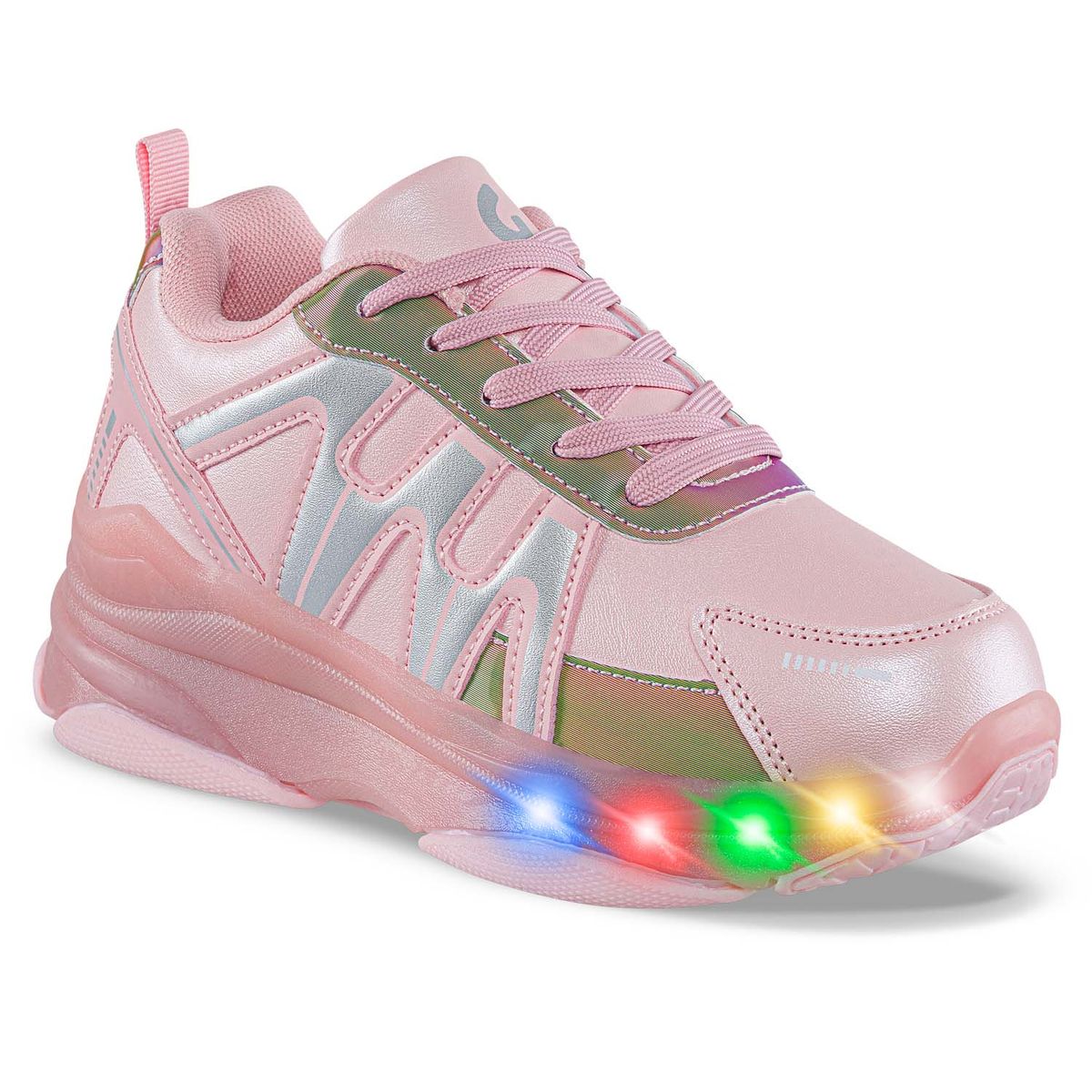 LOS GOMOSOS - Tenis Patines Luces Tiff Rosa Los Gomosos para Niña - Talla 35