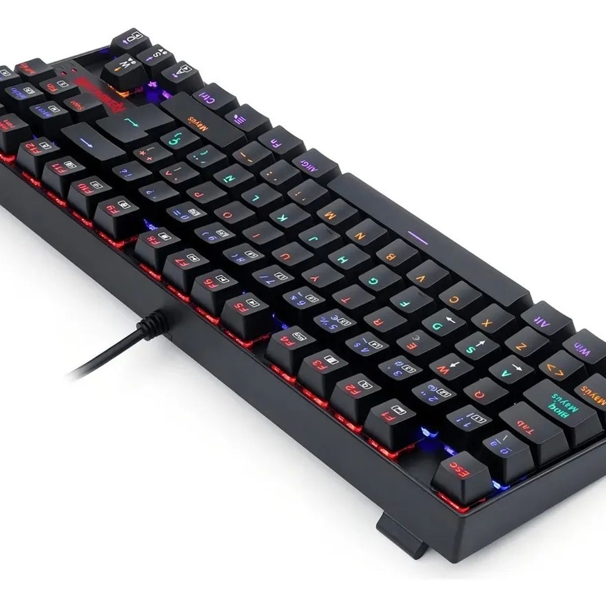 REDRAGON - Teclado Gamer Redragon Kumara K552 Rainbow Outemu Red Esp Negro Español Latinoamérica