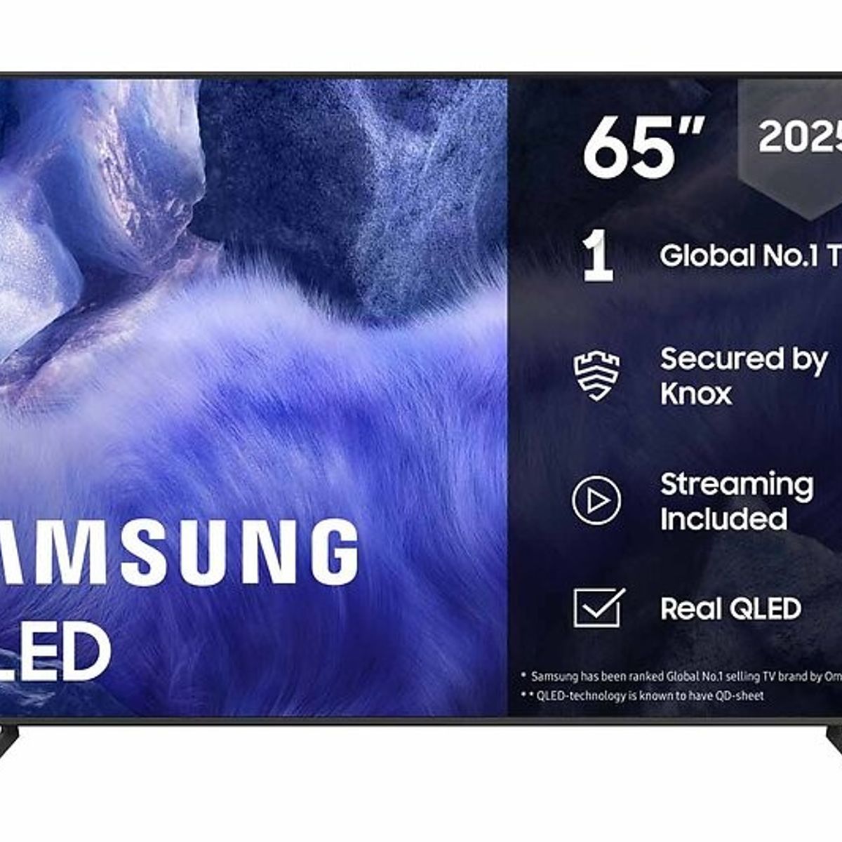 SAMSUNG - Televisor SAMSUNG 65 pulgadas QLED Uhd4K Smart TV QN65QEF1 Vision IA