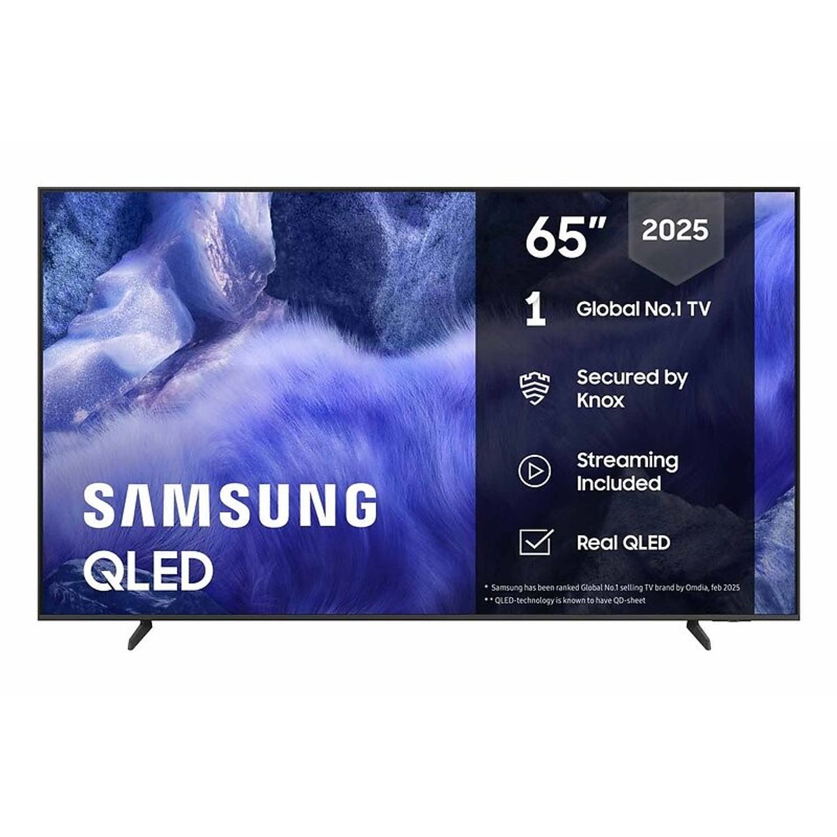SAMSUNG - Televisor SAMSUNG 65 pulgadas QLED Uhd4K Smart TV QN65QEF1 Vision IA
