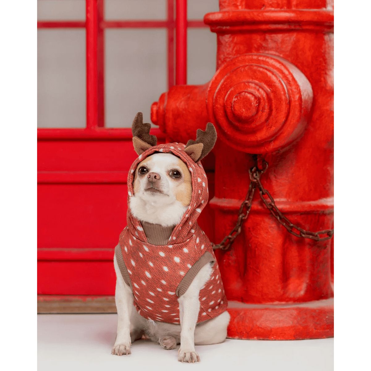 GENERICO - Buzo hoodie para perro Bambi - Talla S - Ropa para Mascotas