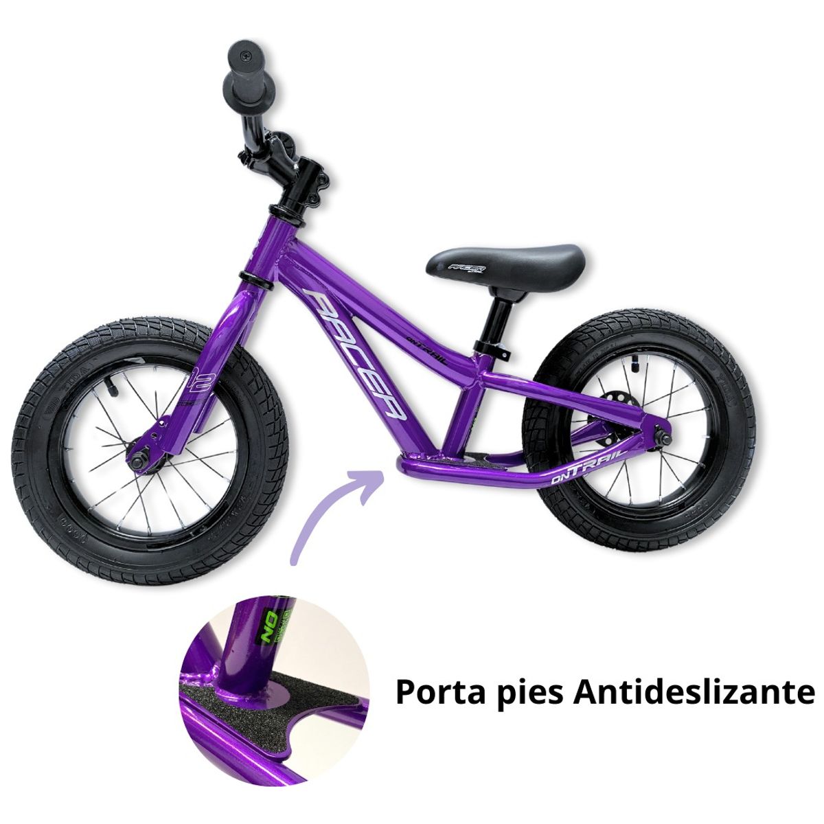 ON TRAIL - Bicicleta Impulso Sin Pedales Bmx Ontrail Racer Neumatico
