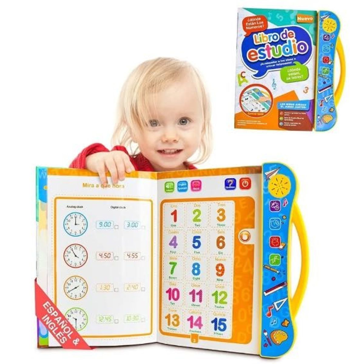 GENERICO - Libro Electrónico Infantil Interactivo Bilingüe Educativo Niños