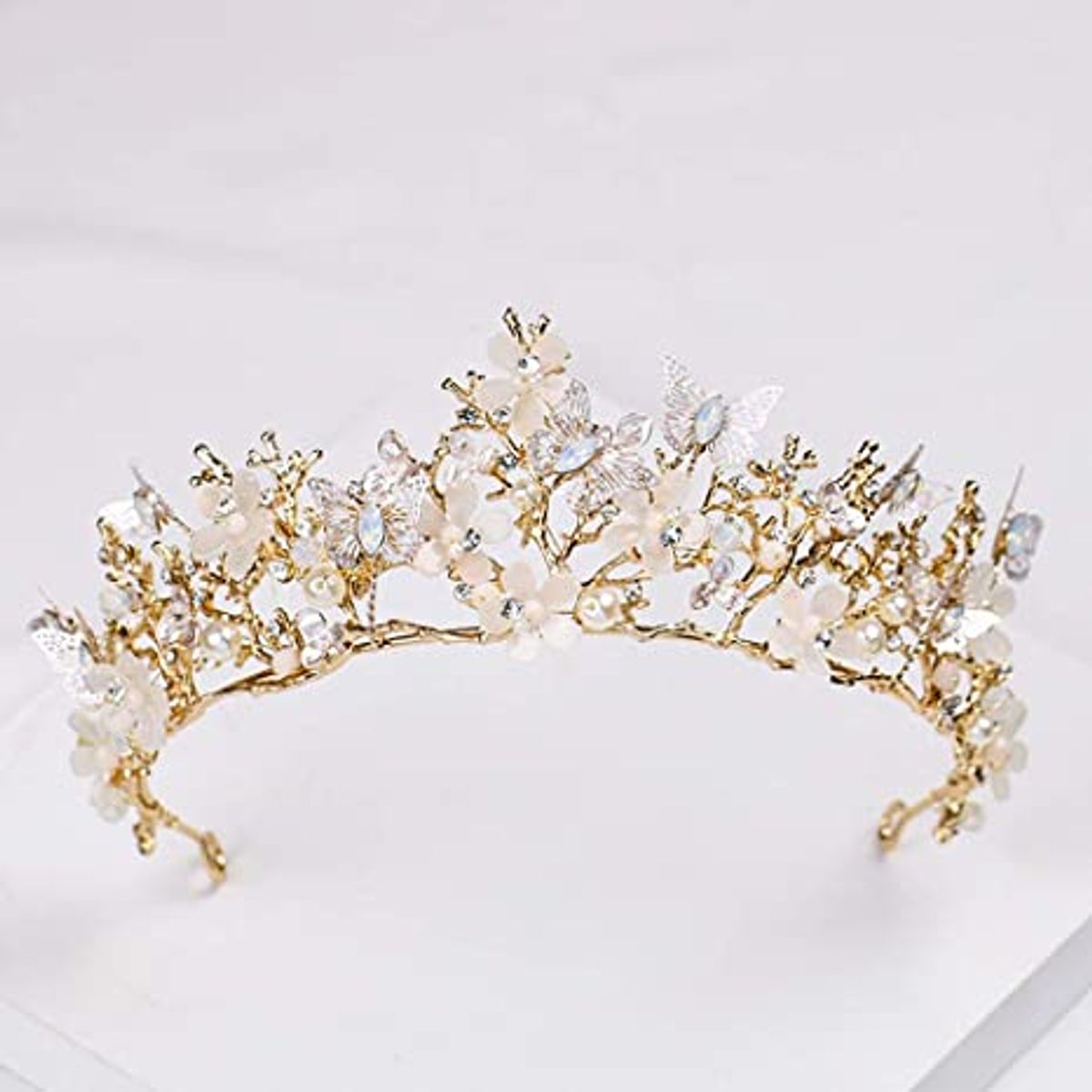 GENERICO - Corona De Cristal Tiara Mujer Quinceañera Novia