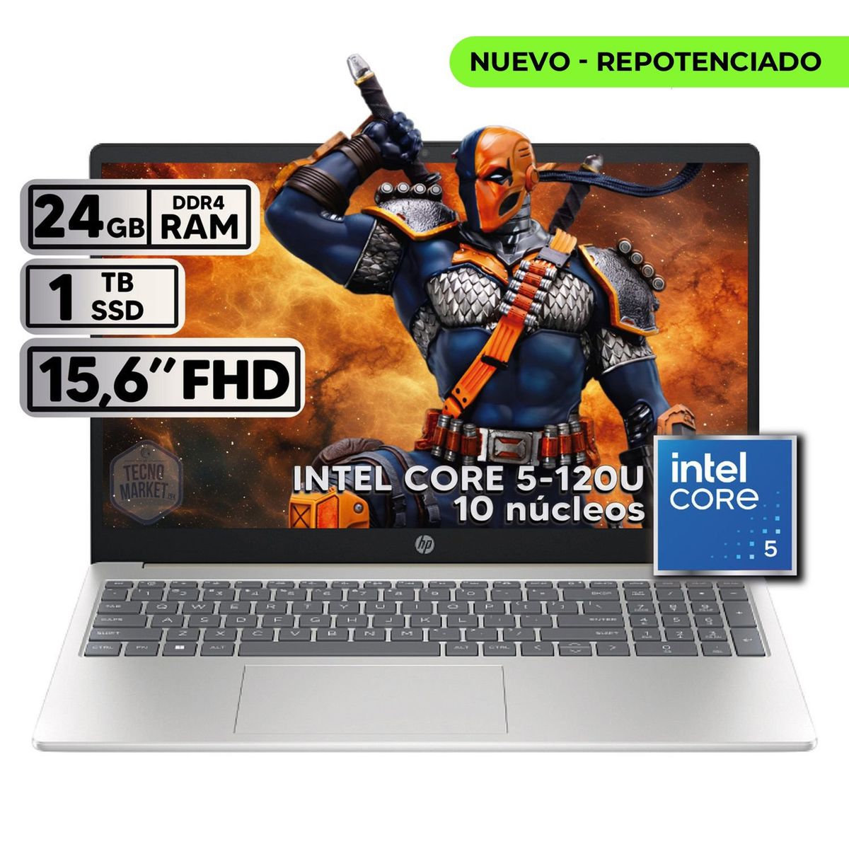 HP - PORTÁTIL HP INTEL CORE 5-120U 24GB RAM 1TB SSD PANTALLA 156 FHD
