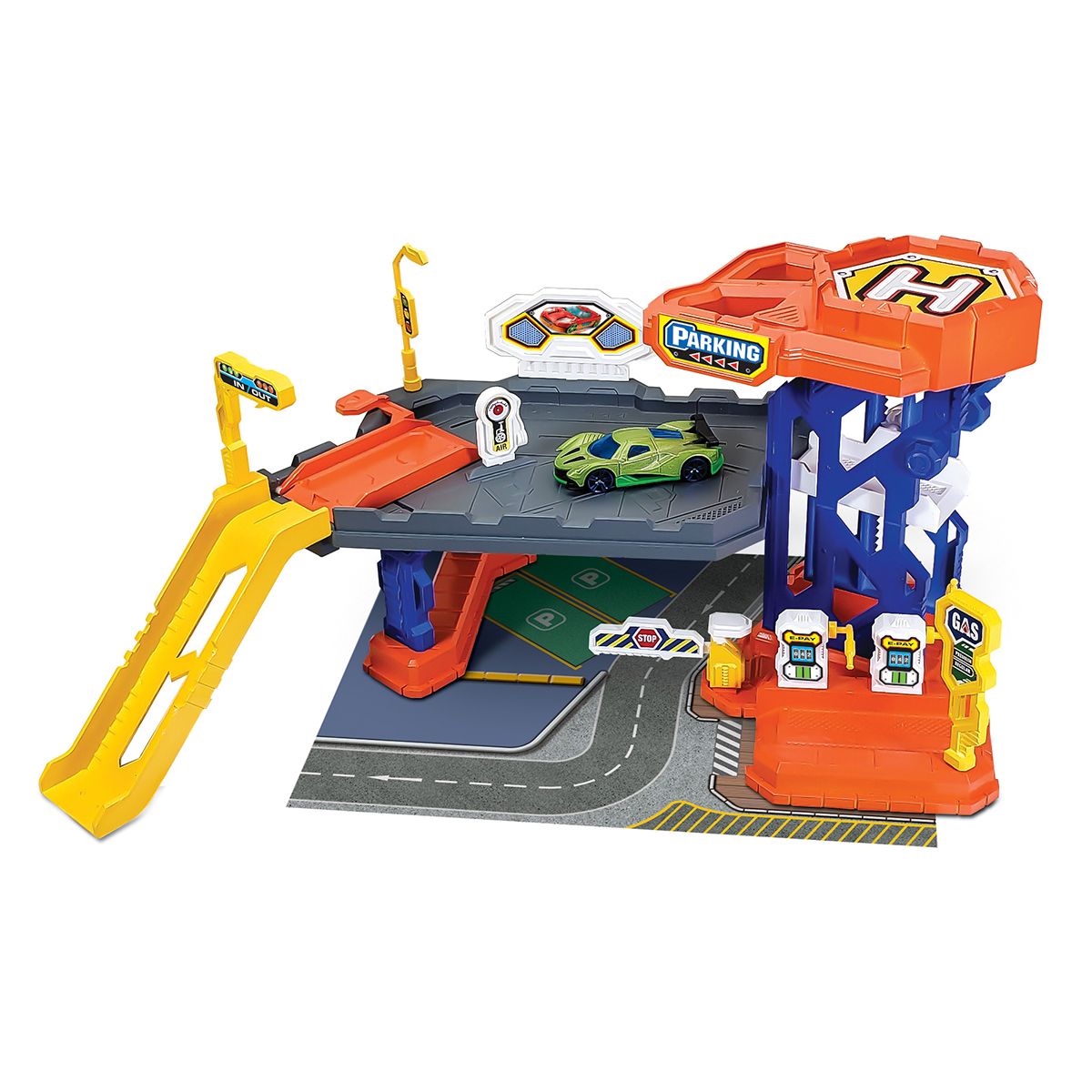 GENERICO - Garaje Urbano para Autos  Set Ciudad de Vehículos en Miniatura