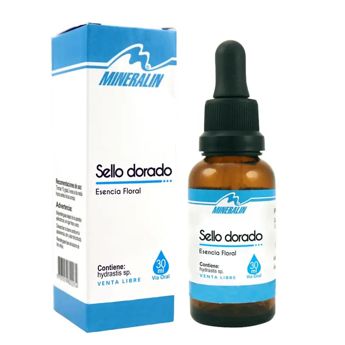 MINERALIN - ALIMENTO LIQUIDO X 30 ML./ SELLO DORADO - MINERALIN