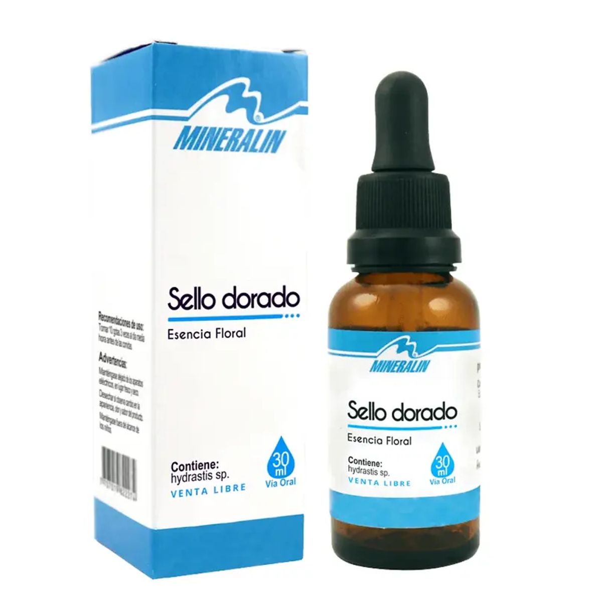 MINERALIN - ALIMENTO LIQUIDO X 30 ML./ SELLO DORADO - MINERALIN