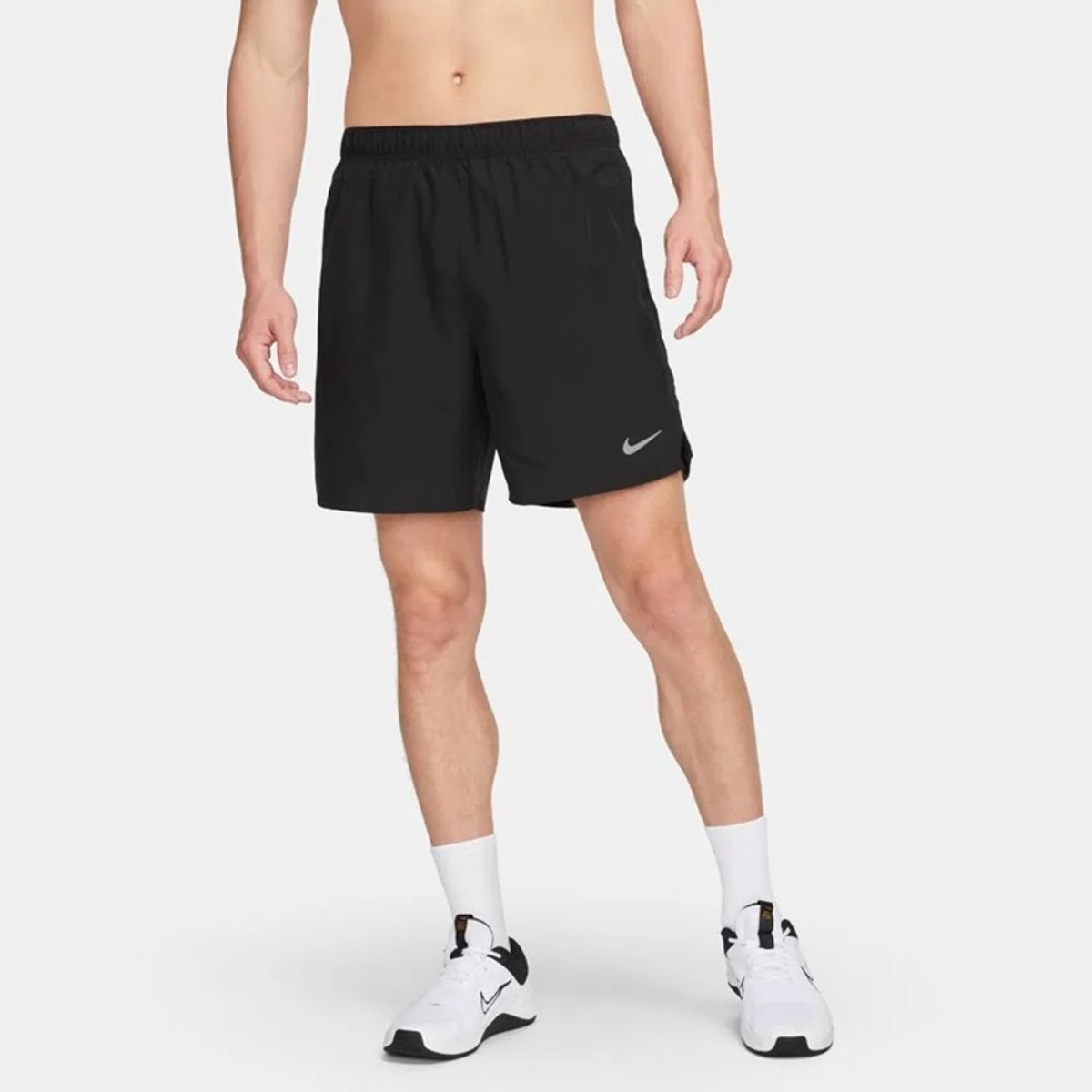 NIKE - Short Nike Hombre Challenger DV9359-010 Negro Running 18 cm