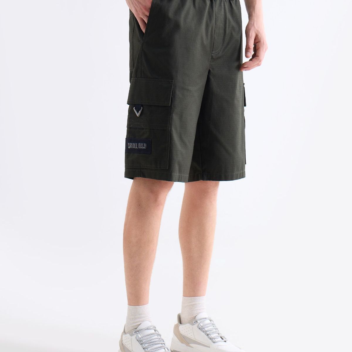 SEVEN SEVEN - Bermuda  Para Hombre Cargo Color Verde Marca Seven Seven #45100725