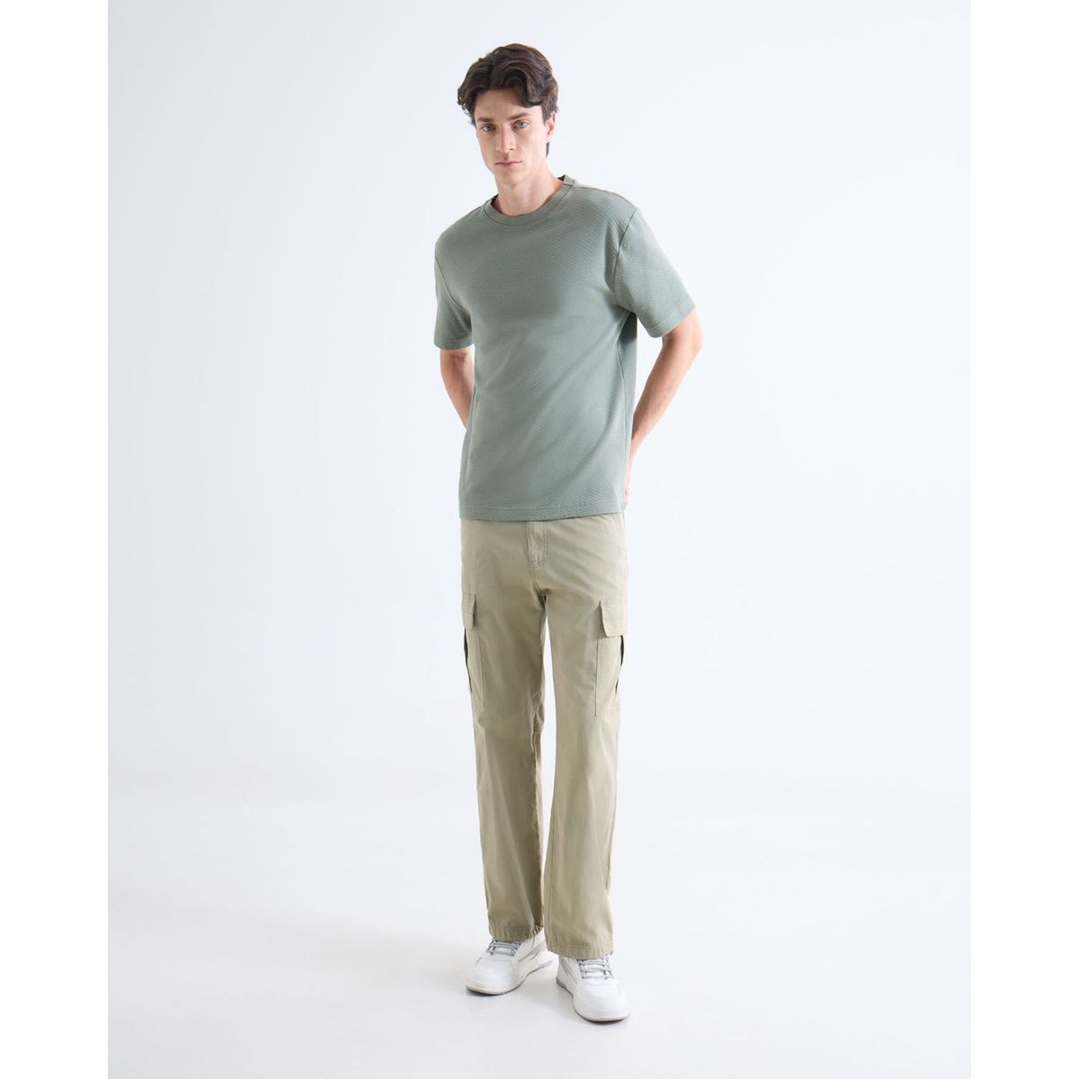 SEVEN SEVEN - Parachute Tipo Cargo  Para Hombre Beige Seven Seven