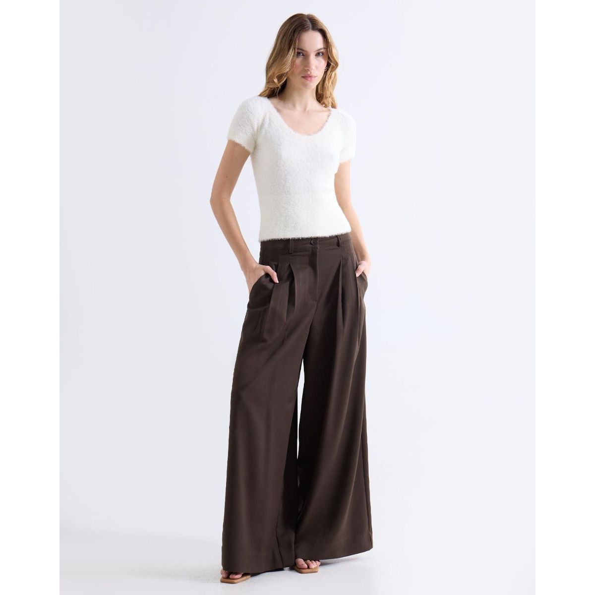 SEVEN SEVEN - Pantalón  Para Mujer Moda Color Café Marca Seven Seven #28071952