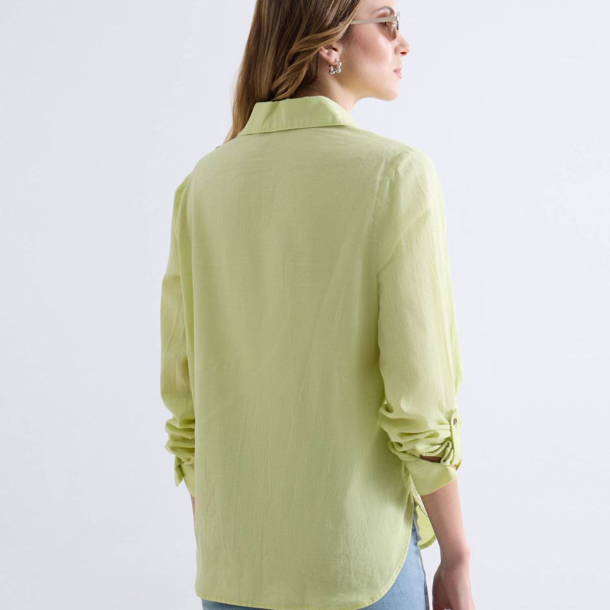 SEVEN SEVEN - Blusa  Para Mujer Manga Larga Color Verde Marca Seven Seven #28124136