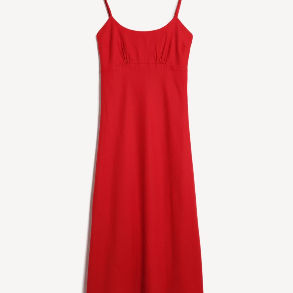 SEVEN SEVEN - Vestido Largo Con Cargaderas  Para Mujer Rojo Seven Seven