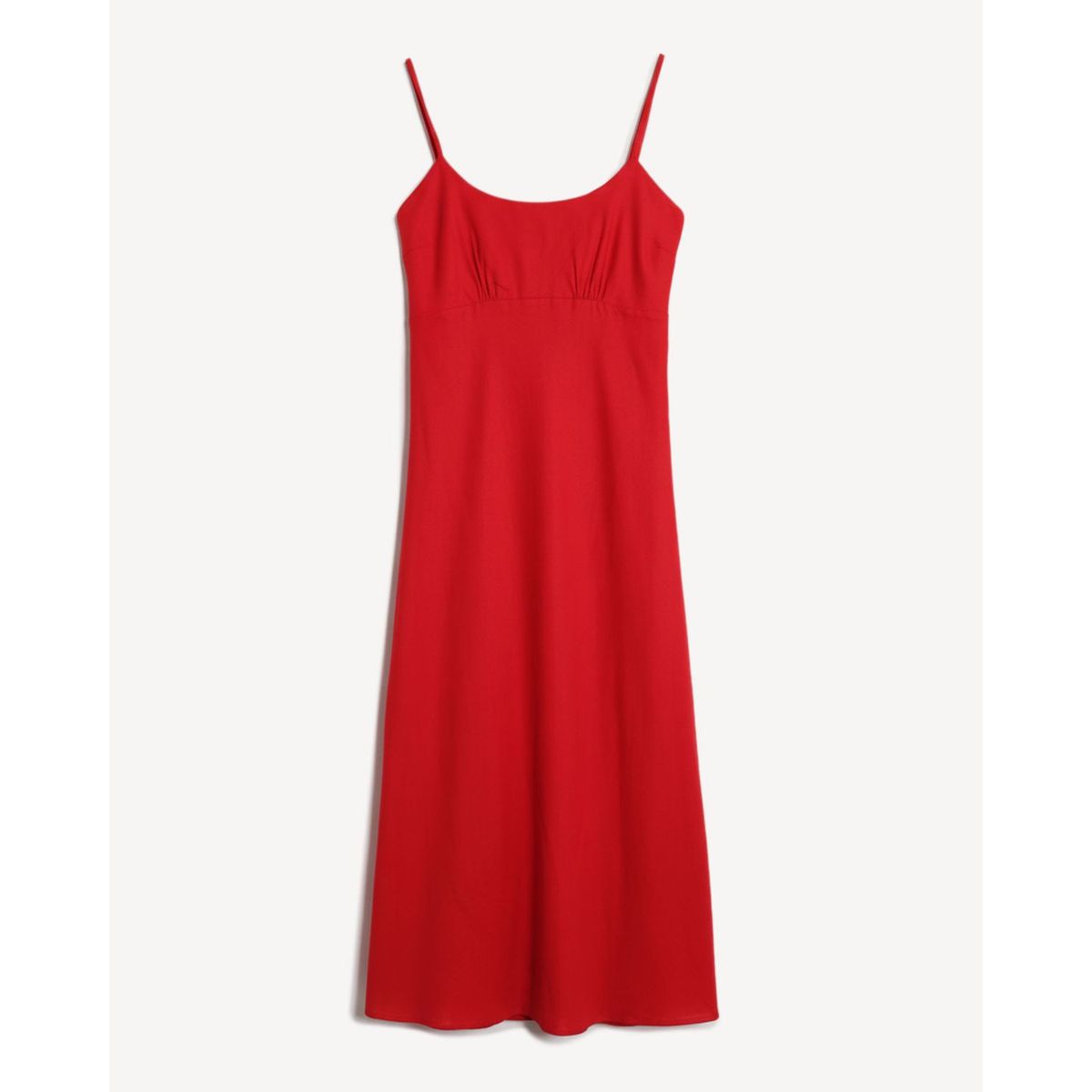 SEVEN SEVEN - Vestido Largo Con Cargaderas  Para Mujer Rojo Seven Seven