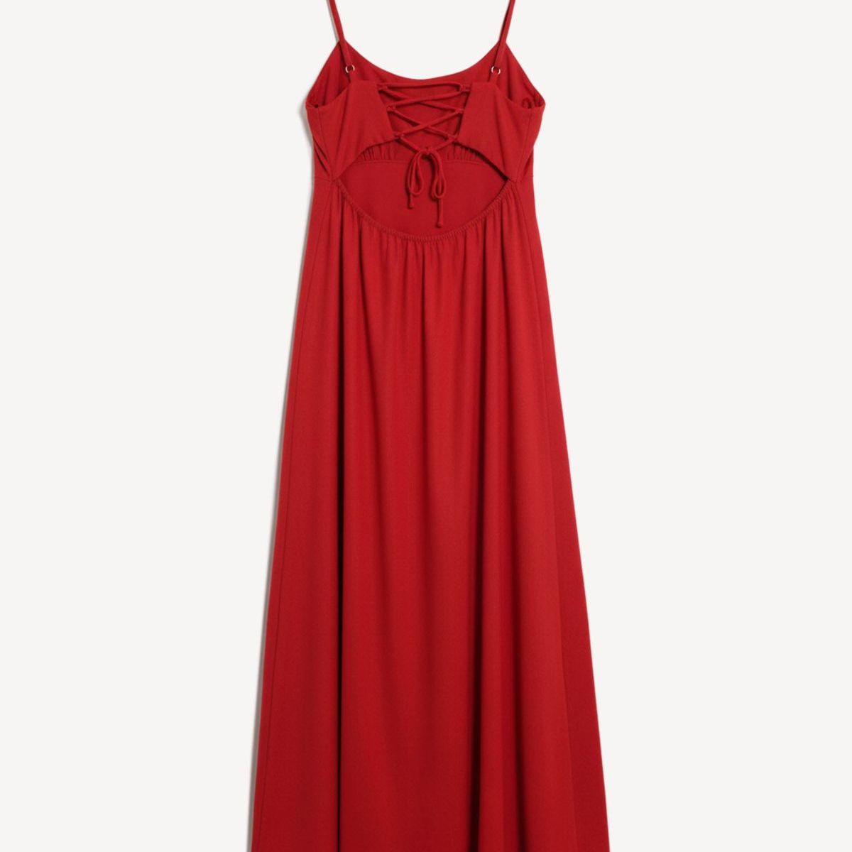 SEVEN SEVEN - Vestido Largo Con Cargaderas  Para Mujer Rojo Seven Seven