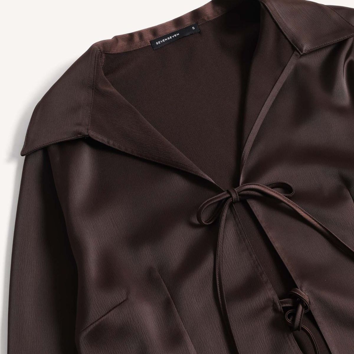 SEVEN SEVEN - Blusa  Para Mujer Manga Corta Color Café Marca Seven Seven #28124146